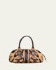 Balenciaga Bolero Mini Leopard-Print Calf Hair Bowling Bag - 1