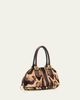 Balenciaga Bolero Mini Leopard-Print Calf Hair Bowling Bag - 3