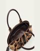 Balenciaga Bolero Mini Leopard-Print Calf Hair Bowling Bag - 4