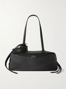 BALENCIAGA Carrie small textured-leather shoulder bag