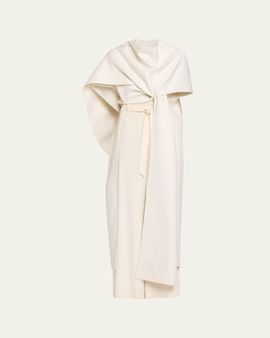 Balenciaga Cashmere Scarf Coat