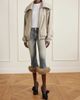 BALENCIAGA Cropped plush-trimmed low-rise flared jeans - 2