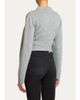 Balenciaga Cropped Twisted Wool Sweater - 3