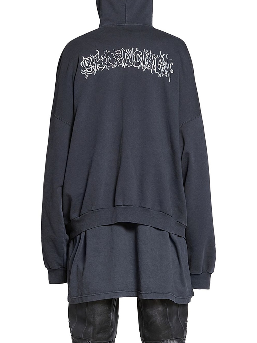 トップス BALENCIAGA DIY l Outline Hoodie Balenciaga Outline Hoodie Oversized | Saks Fifth Avenue