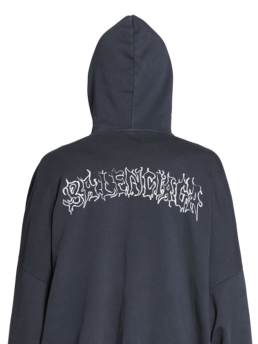 Balenciaga - Diy Metal Outline Hoodie Oversized