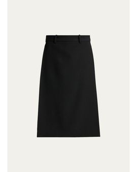Balenciaga Folded Knee-Length Skort