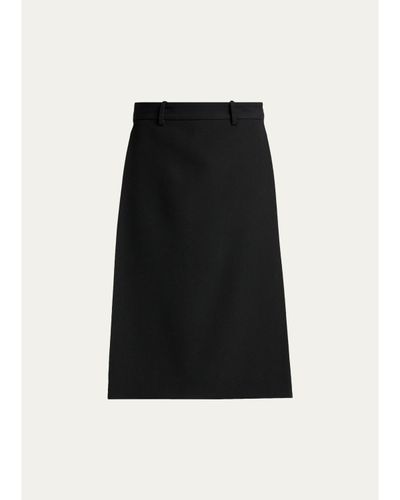 Balenciaga Folded Knee-Length Skort