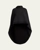 Balenciaga Hooded Oversized High-Low Cape - 1
