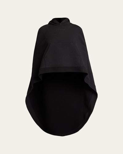 Balenciaga Hooded Oversized High-Low Cape