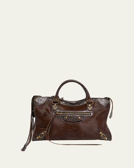 Balenciaga Le City Medium Calf Hair Tote Bag