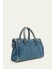Balenciaga Le City Small Denim Tote Bag - 3