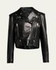 Balenciaga Leather Sack Biker Jacket - 1