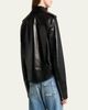 Balenciaga Leather Sack Biker Jacket - 3