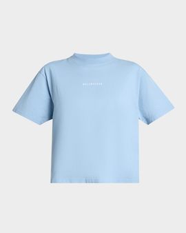 Balenciaga Logo Embroidered Short-Sleeve T-Shirt