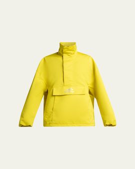 Balenciaga Men's 3B Sports Icon Quarter-Zip Jacket