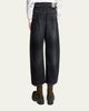 Balenciaga Men's Faded Black Roun - 3
