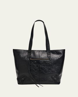 Balenciaga Men's Le City Cabas Tote Bag in Arena Lambskin