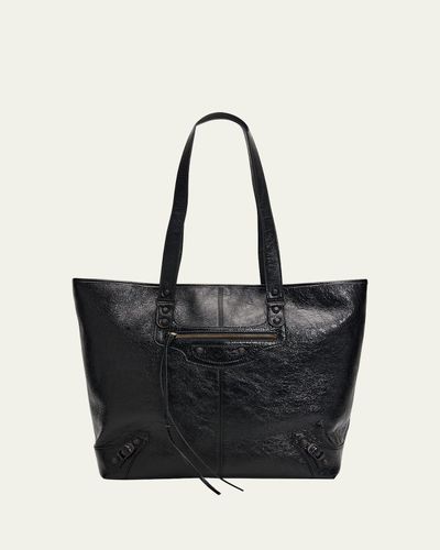 Balenciaga Men's Le City Cabas Tote Bag in Arena Lambskin