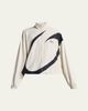 Balenciaga Men's Nylon Circle Logo Track Jacket - 1