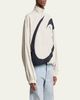 Balenciaga Men's Nylon Circle Logo Track Jacket - 2