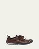 Balenciaga Men's Radar Leather Sneakers - 1