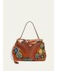 Balenciaga Men's Rodeo Multi-Patch Leather Top-Handle Bag - 1
