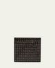 Balenciaga Men's Snob Allover Logo Card Holder - 3