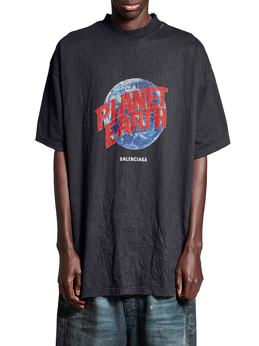 Balenciaga - Planet Earth T-Shirt Oversized