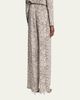 Balenciaga Python-Print Silk Crepe Wide-Leg Pants - 3