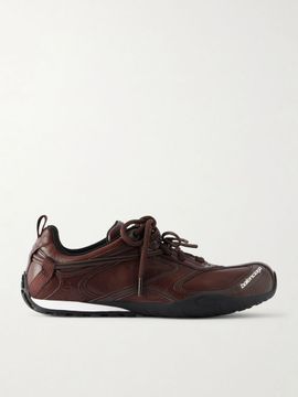 BALENCIAGA Radar Gradient Lines leather sneakers
