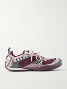BALENCIAGA Radar Gradient rubber-trimmed mesh sneakers