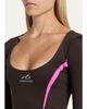 Balenciaga Scoop-Neck Cut Long-Sleeve Activewear Top - 5