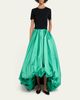 Balenciaga Scuba Satin Pleated Midi Balloon Skirt - 2