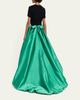 Balenciaga Scuba Satin Pleated Midi Balloon Skirt - 3