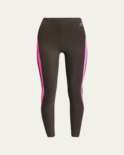 Balenciaga Side Stripe Crop Leggings