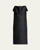 Balenciaga Sleeveless Folded V-Back Midi Dress - 1