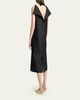 Balenciaga Sleeveless Folded V-Back Midi Dress - 3