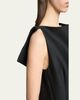 Balenciaga Sleeveless Folded V-Back Midi Dress - 5