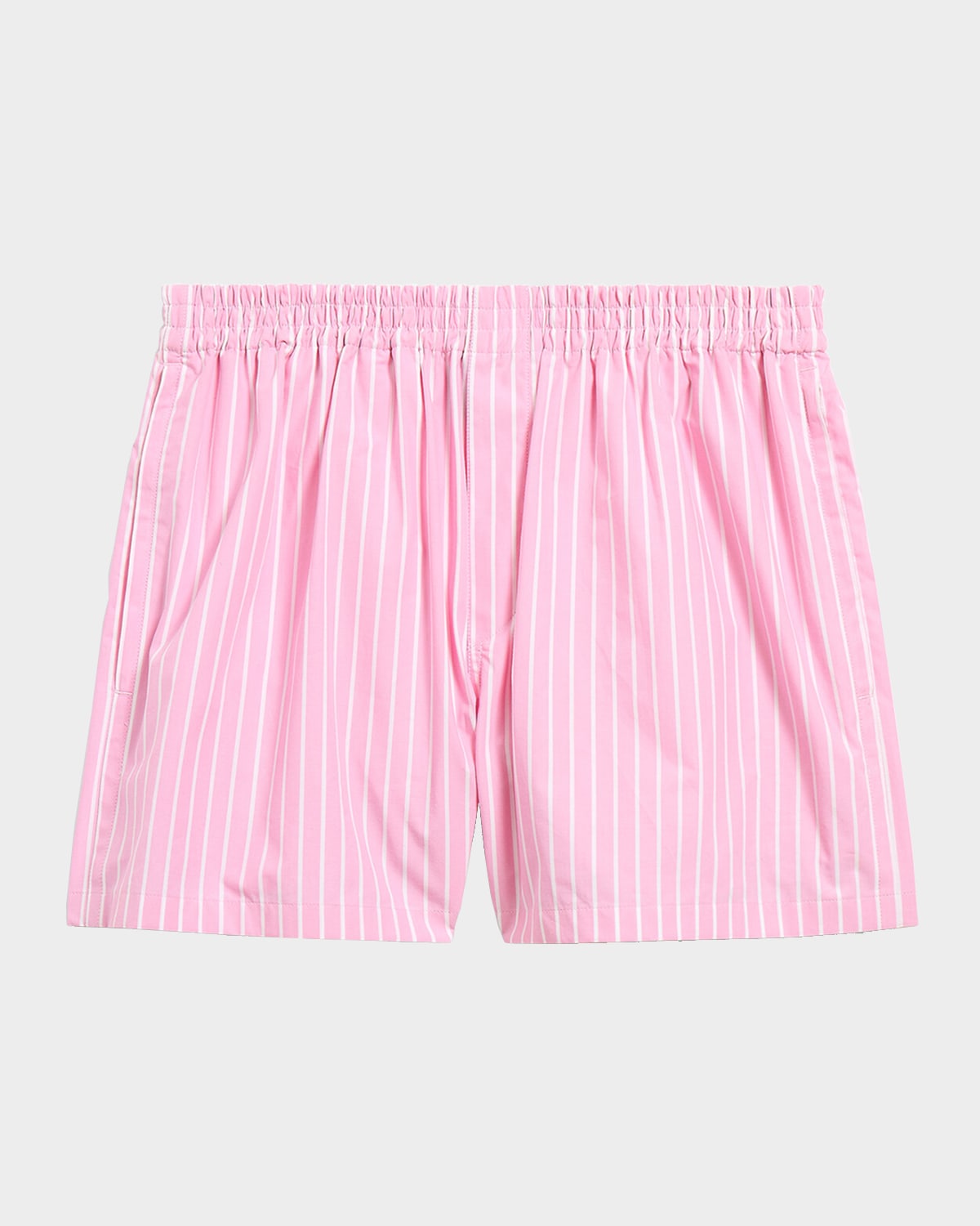Balenciaga Striped Cotton Boxer Shorts