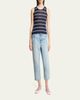 Balenciaga Striped Cotton Knit Tank Top - 2