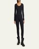 Balenciaga Truck Leather Lace-Up Combat Boots - 3