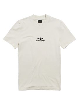 Balenciaga Women's 3B Sports Icon Fitted Crewneck T-Shirt
