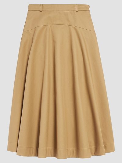 Balenciaga Women's A-Line Cotton Skirt