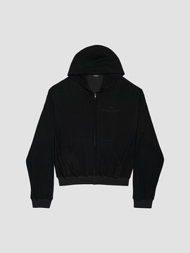 Balenciaga Women's BB Garderobe Zip-Up Small Fit Hoodie