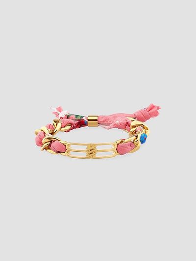 Balenciaga Women's BB Icon Ribbon Bracelet