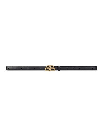 Balenciaga Women's Bb Super Thin Belt