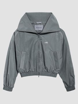 Balenciaga Women's Bodies High Collar Tracksuit Jacket