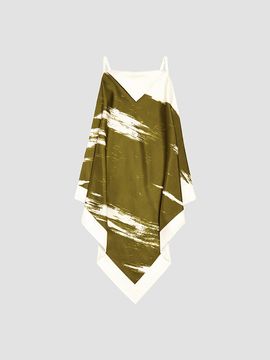 Balenciaga Women's Brush Scratch Scarf Top