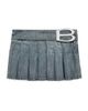 Balenciaga Women's Buckle Pleated Skirt - 1