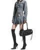 Balenciaga Women's Buckle Pleated Skirt - 2